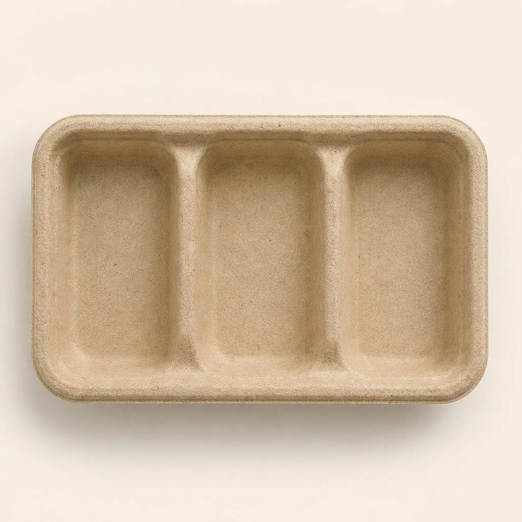 3-Compartment Tray